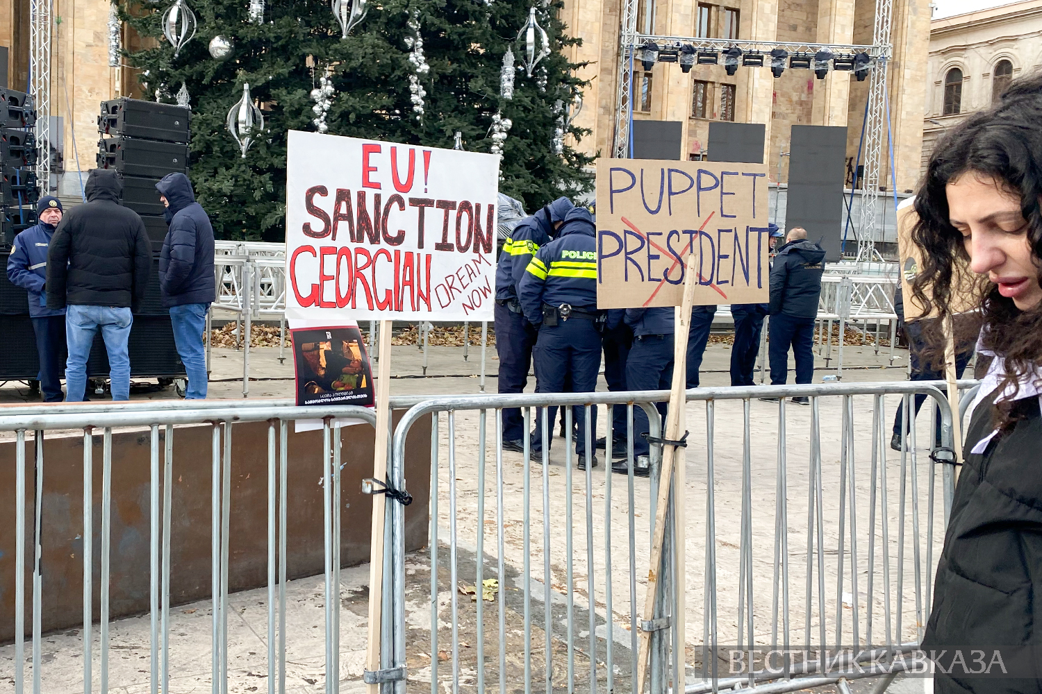 Протесты в Грузии