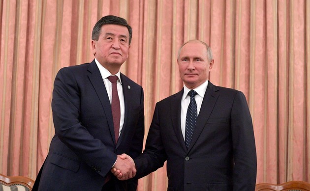 Путин и Жээнбеков обсудили российско-киргизское сотрудничество