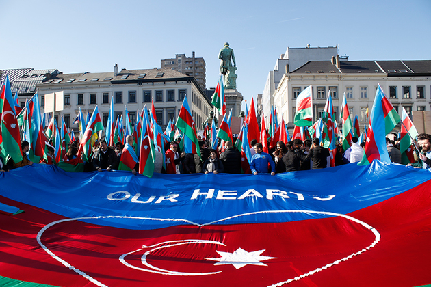 В Брюсселе прошел митинг за признание Ходжалинского геноцида