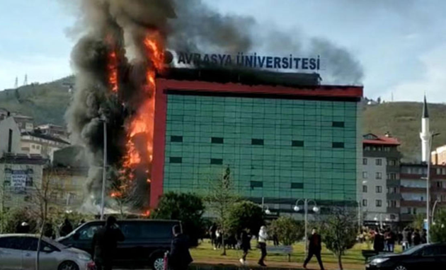Евразийский университет пылает в Трабзоне