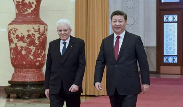 Вашингтон недоволен связями Рима с Пекином