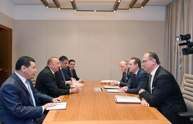 Президент Азербайджана встретился с вице-канцлером Австрии