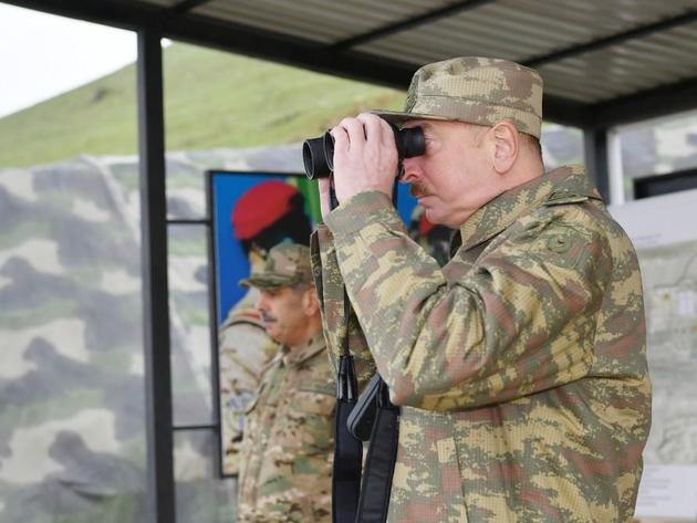 Ильхам Алиев посетил воинскую часть сил особого назначения Минобороны Азербайджана