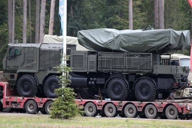 Новейший зенитный комплекс "Панцирь-СМ" успешно испытали в Астраханской области