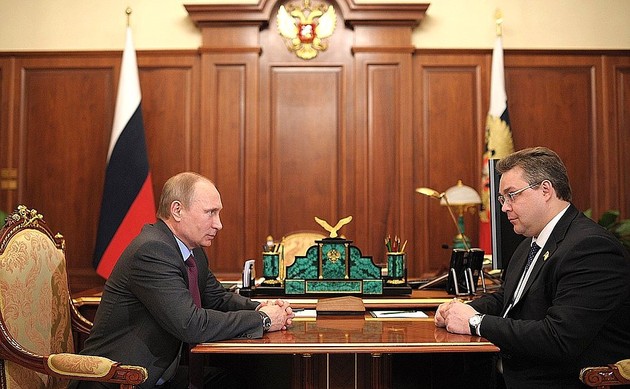 Путин сегодня встретится с губернатором Ставрополья