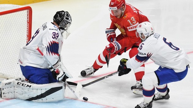 Российские хоккеисты победили сборную Норвегии в стартовом матче ЧМ