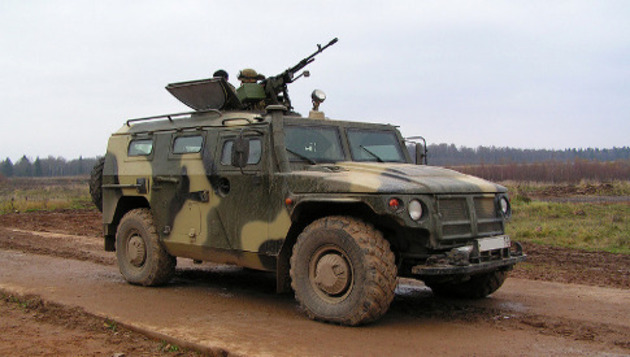 Разведчики Северной Осетии получили бронеавтомобили "Тигр-М"