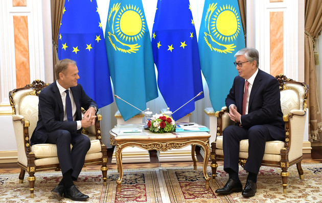 Туск: Казахстан – ключевой партнер ЕС в Центральной Азии
