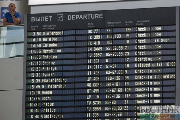 Ожидаемая гроза отменила десятки рейсов из "Шереметьево"