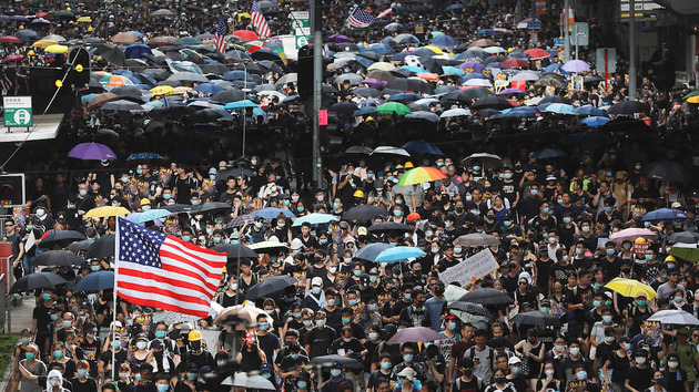 Как США провоцируют "цветную революцию" в Гонконге