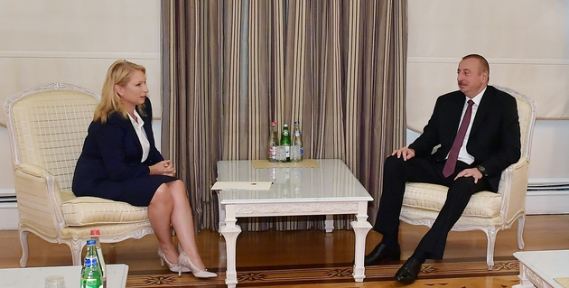 Президент Азербайджана принял министра экономики Грузии