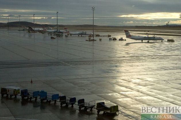 Все рейсы в аэропорту Петербурга задержаны из-за сообщения о минировании