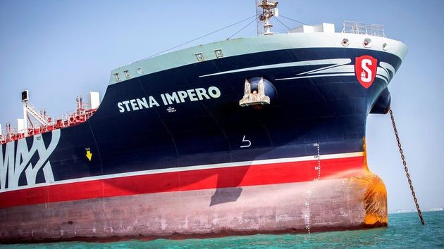 Танкер Stena Impero пришвартовался в порту ОАЭ