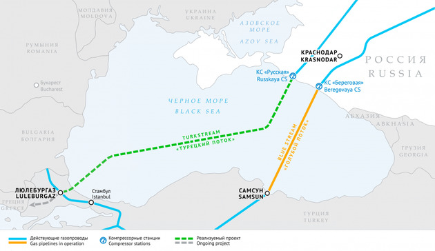 Россия гарантировала "Турецкий поток"