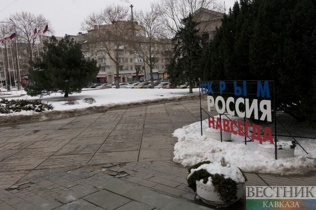 Крым засыпало первым снегом