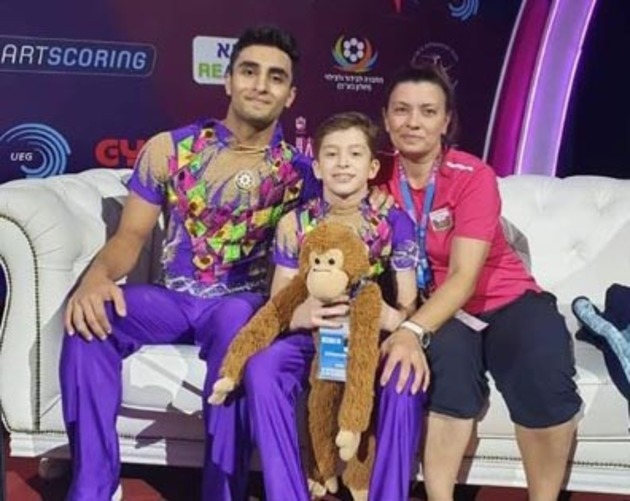 Азербайджанские акробаты выиграли полный комплект наград на ЧЕ в Холоне