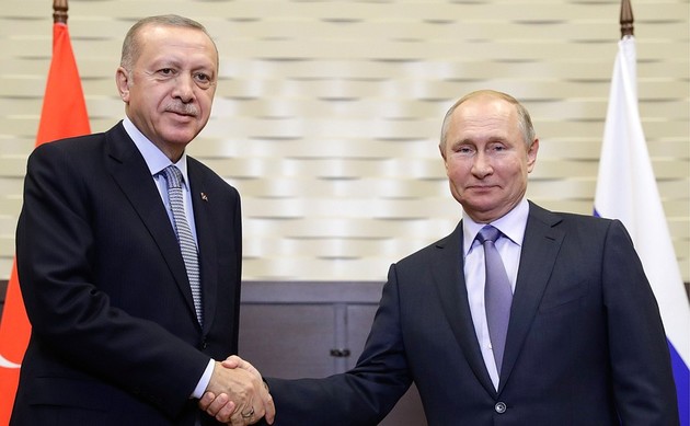 Путин обсудил с Эрдоганом Ливию и Сирию