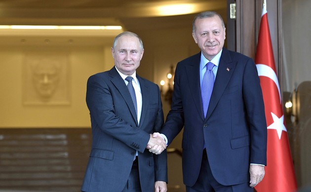 Ушаков: Путин и Эрдоган договорились о дате встречи на "Турецком потоке"