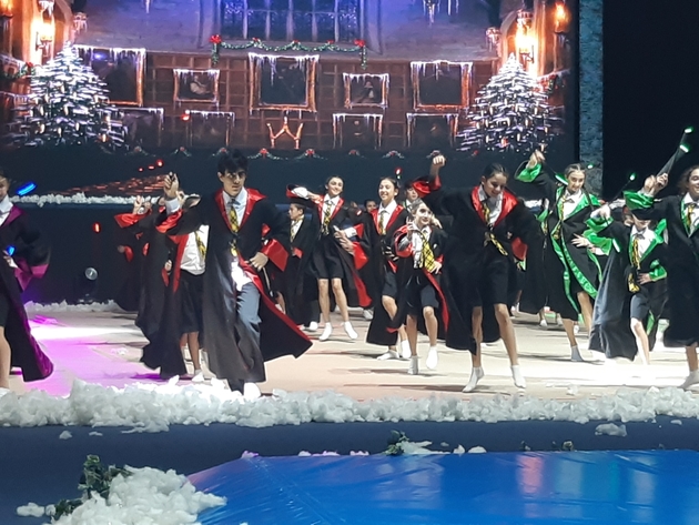 На Национальной арене гимнастики в Баку состоялось масштабное новогоднее шоу