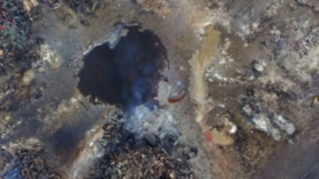 Неизвестные силы выжгли в Китае двухкилометровый кратер