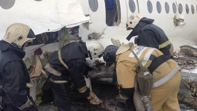 Опубликованы последние переговоры с разбившимся самолетом в Алматы