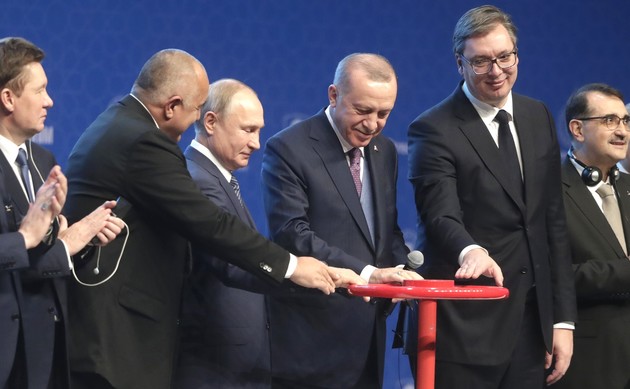 Путин и Эрдоган запустили "Турецкий поток"