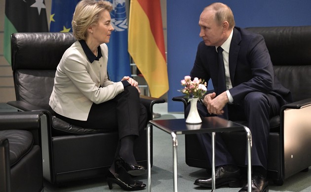 Путин и фон дер Ляйен обсудили транзит газа через Украину