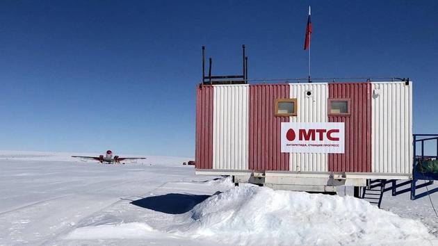 В Антарктиде появилась связь МТС