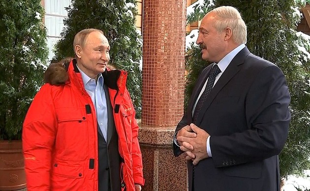 Путин принял Лукашенко в Сочи 