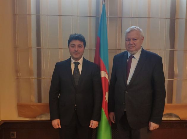 Анджей Каспшик провел встречу с главой азербайджанской общины Нагорно-карабахского региона