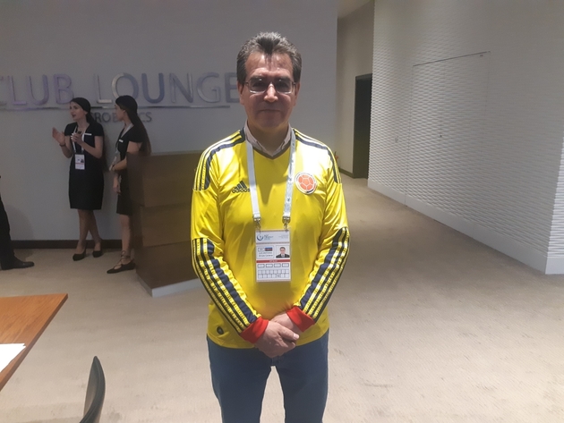 Посол Колумбии в Азербайджане восхищен соревнованиями Кубка мира в Баку