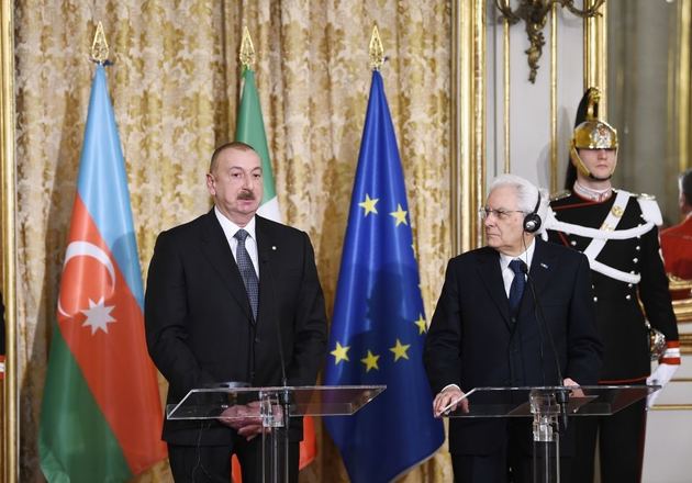 Президент Азербайджана Ильхам Алиев совершает официальный визит в Италию