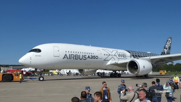Парк авиалайнеров "Аэрофлота" пополнился первым Airbus А350
