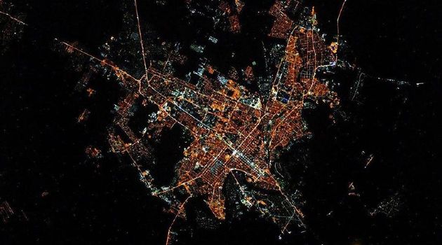 "Роскосмос" показал фото Краснодара с борта МКС