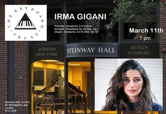 Пианистка Ирма Гигани выступит с аншлагом в Лондоне