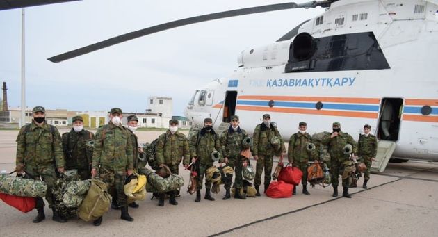 Самый большой в мире вертолет потушит лесной пожар в Казахстане