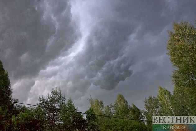 Юг России предупредили о дождях с грозами и ветром
