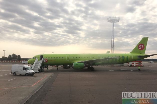 Авиакомпания S7 выполнила первый рейс между Грозным и Новосибирском 