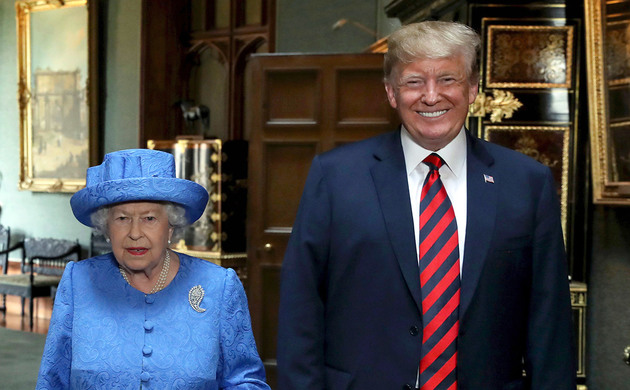 Трамп провел переговоры с Елизаветой II