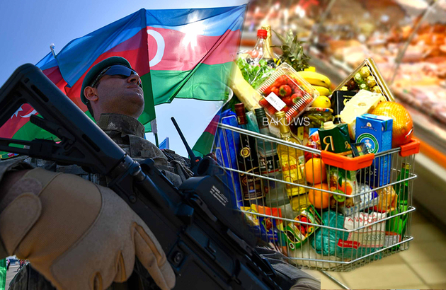 Магазины Товузского района Азербайджана обслуживают военных бесплатно