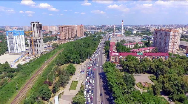 В Краснодаре на две недели перекроют часть Ростовского шоссе