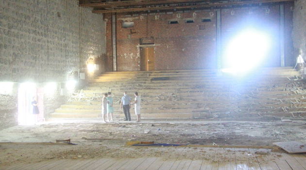 В станице Тбилисской начался ремонт большого зала районного Дома культуры