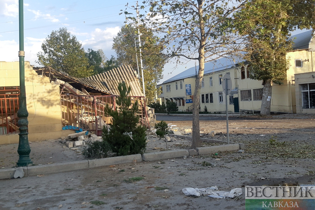 Разрушения в Тертере после обстрелов артиллерии Армении (ФОТО)