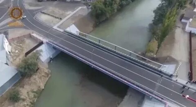В Чечне открыт мост через реку Сунжа