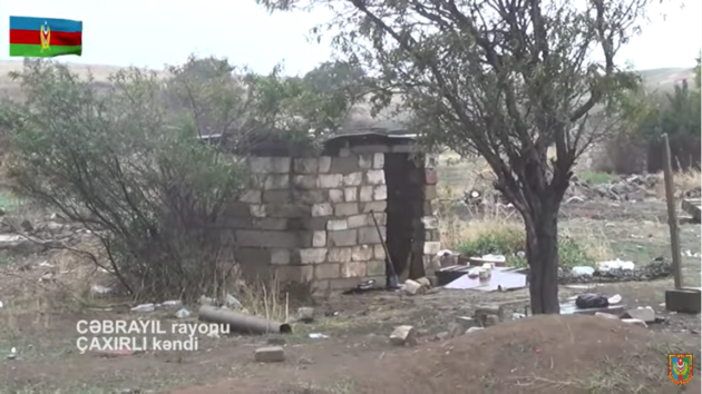 Минобороны Азербайджана показало освобожденное село Чахырлы (ВИДЕО)
