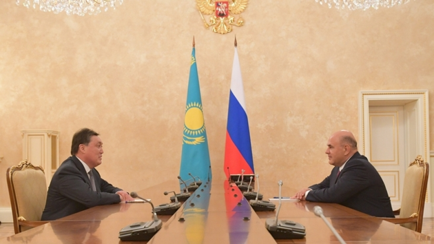 Премьер-министры России и Казахстана провели встречу