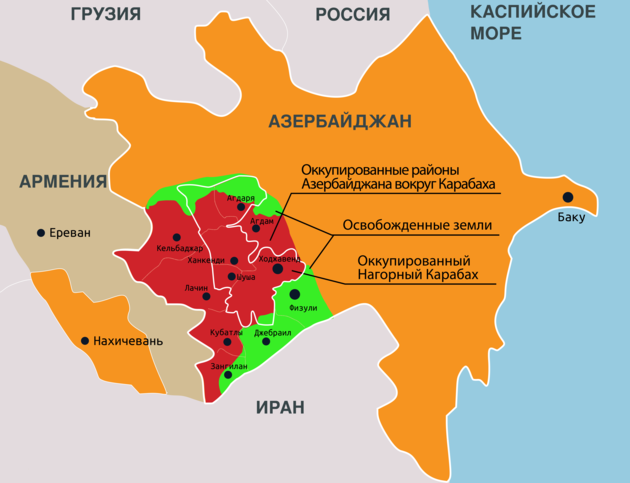 В Минобороны Азербайджана рассказали об отступлении оккупационных ВС Армении