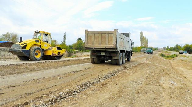 Азербайджан начал реконструкцию автодорог в Суговушан и Талыш (ФОТО) 