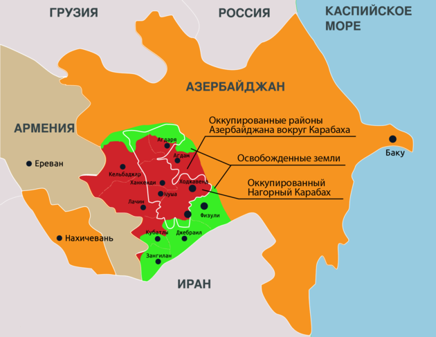 Ильхам Алиев: армия Азербайджана освободила от оккупантов более 100 городов и сел