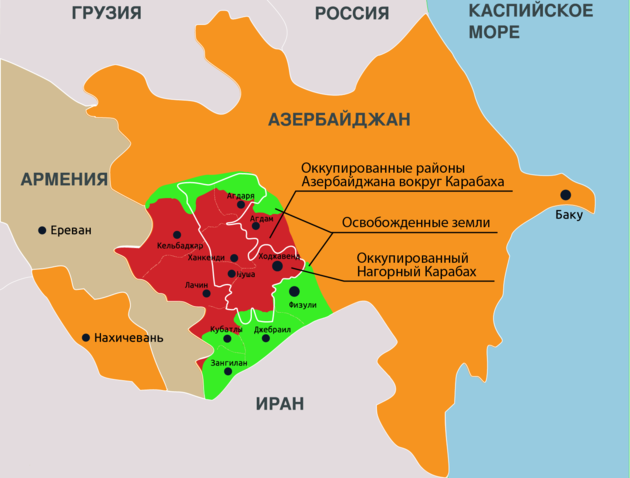 Армянская сторона сообщила о локальных боях в Нагорном Карабахе